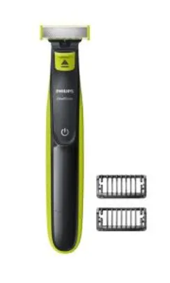 [CLIENTE OURO + APP] Barbeador Philips OneBlade 2° geração + 2 pentes | R$130