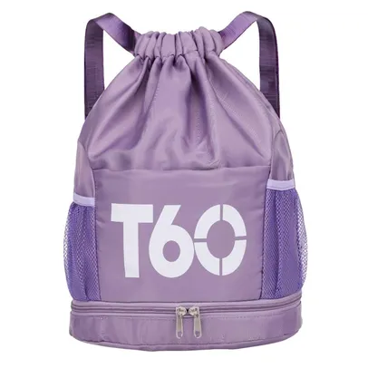 Mochila Bolsa Saco com Cordão Esportiva Impermeável Anti roubo Academia Treino Passeio Multiuso