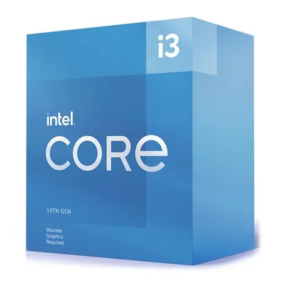 Processador Intel Core i3-10105F, 4-Core, 8-Threads, 3.7Ghz (4.4Ghz Turbo) Cache 6MB, LGA1200, BX8070110105F