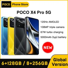 Smartphone Poco X4 Pro 5G Smartphone 8GB 256GB NFC Versão Global