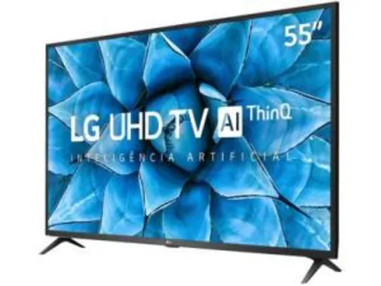 Smart TV 4K LED IPS 55” LG 55UN7310PSC Wi-Fi -| R$2.899