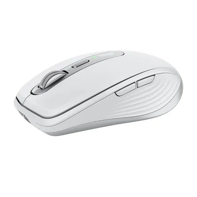 Mouse sem fio Logitech MX Anywhere 3, Unifying, Bluetooth, Mac, iPad, PC, Linux, Chrome. Cinza Claro - 910-005993