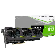 Placa de Video PNY NVIDIA GeForce RTX 3080 Uprising, 12 GB GDDR6X, LHR, DLSS, Ray Tracing - VCG308012LTFMPB