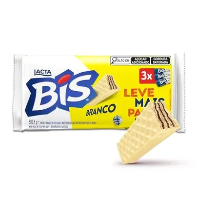 [Leve +Por- R$11] Bis Xtra Chocolate (324g) Bis Branco Laka Tripack (3 Unidades De 100 8G)