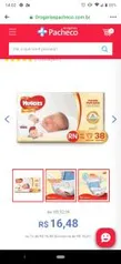 Fralda Huggies Soft Touch Primeiros 100 Dias RN 38 Fraldas