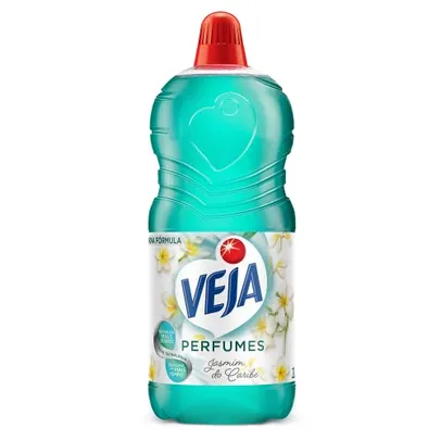 Limpador Perfumado Veja Jasmin do Caribe - 2L, Veja, Azul