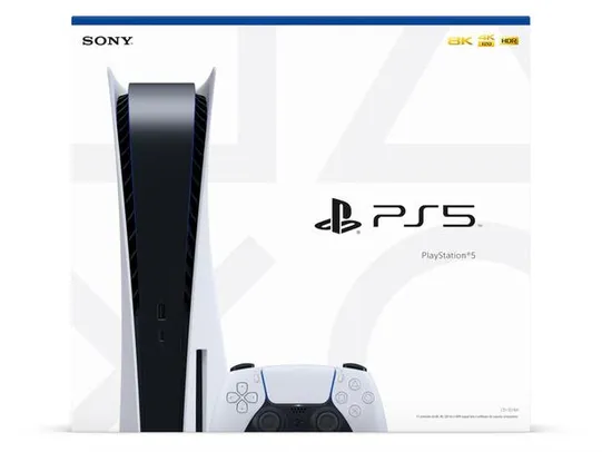 PlayStation 5 825GB 1 Controle Branco Sony