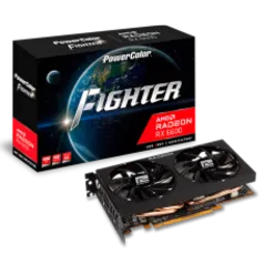 Placa de Vídeo PowerColor Fighter Radeon RX 6600, 8GB, GDDR6, FSR, Ray Tracing, AXRX 6600 8GBD6-3DH