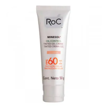 Minesol Oil Control Tinted Fps 60 Roc - Protetor Solar Facial