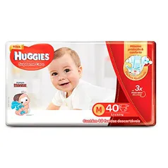 Fralda Huggies T.monica Supreme Meg Med.com 40un