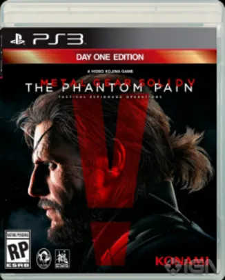 Game Metal Gear Solid V: The Phantom Pain - One Day Edition - PS3 - R$ 89,90