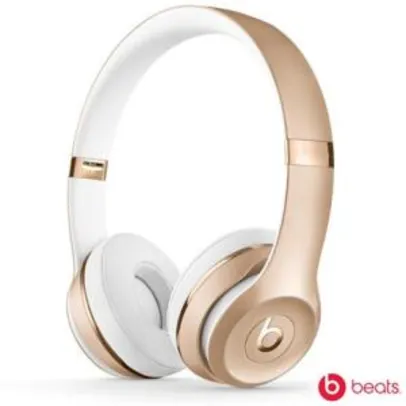 Fone de Ouvido Apple Headphone Beats Solo 3 Dourado - MNER2BE/A | R$1.339