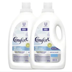 Amaciante Comfort Pro Diluído Puro Cuidado 5L - 2 Unidades