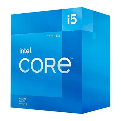 Processador Intel Core i5-12400F, 6-Core, 12-Threads, 2.5GHz (4.4GHz Turbo), Cache 18MB, LGA1700, BX8071512400F