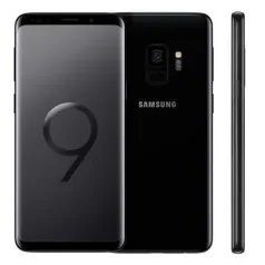 Smartphone Samsung Galaxy S9 Preto com 128GB, Tela Infinita de 5.8", Dual Chip, Android 8.0, Câmera 12MP, 4GB RAM e Processador Octa-Core - R$2998