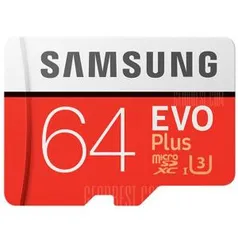 Samsung UHS-3 64GB Micro SDXC Memory Card - R$ 55