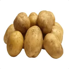 Batata Branca Direto Da Terra Escovada E Selecionada 3 Kg 