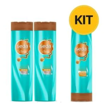 Kit 2 Shampoos + 1 Condicionador Seda - R$15,99