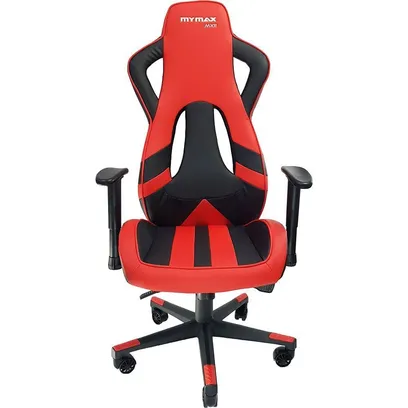 Foto do produto Cadeira Gamer MX11 Giratoria Preto/Vermelho - Mymax