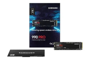 Memória Samsung SSD NVMe 990 PRO M.2 - 2TB