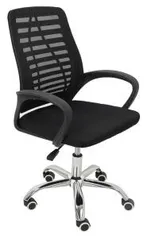 Cadeira de escritório Trevalla CDE-34-1 ergonômica preta R$326