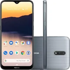 [AME R$350 SC R$244] Smartphone Nokia 2.3 Dual Chip Android Tela 6.2 32GB 4G Câmera 13MP +2MP - Cinza