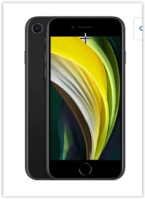 iPhone SE Apple 64GB Preto, Tela de 4.7”,Câmera de 12MP, iOS