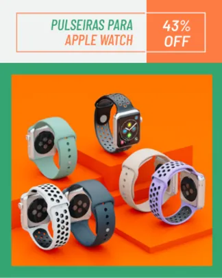 VX Case | Pulseiras para Apple Watch de Silicone Sports