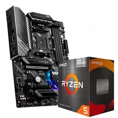  Kit Processador AMD Ryzen 5 5600G, 3.9GHz (4.4GHz Max Turbo) + Placa-Mãe MSI MAG B550 Tomahawk