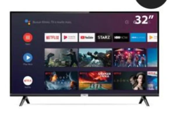 Smart TV LED 32" TCL 32S6500S Android TV