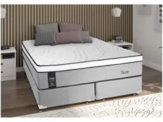 Cama Box Queen Size (Box + Colchão) Sealy - Molas Ensacadas/Pocket 32cm de Altura Tucson por R$ 800