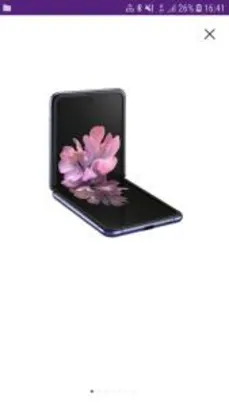 Smartphone Samsung Galaxy Z Flip 156GB | R$3999