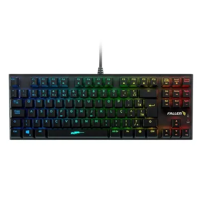 TECLADO GAMER MECÂNICO FALLEN FALCÃOZINHO - SWITCH BLUE