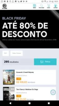 Black Friday UBISOFT descontos de até 80%!!!