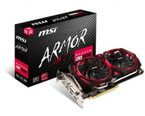 Placa de Vídeo MSI AMD Radeon RX 580 Armor MK2 8G OC, GDDR5