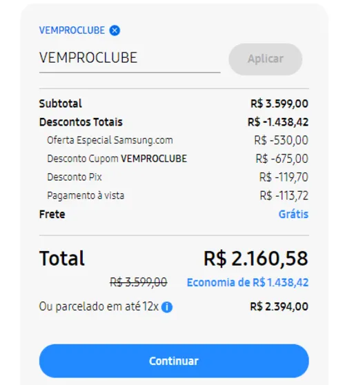 Imagen na descrição da promoção