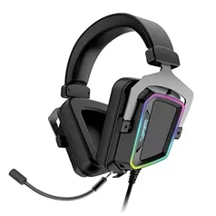 Headset Patriot Viper Gaming V380 para jogos virtual de alta definição 7.1 com microfone ENC