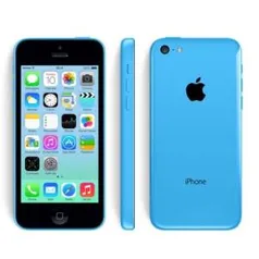 Apple Iphone 5C (A1507) 32GB Single, 4G, IOS, Câm 8MP, Tela 4.0'', Wi Fi Azul