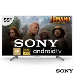 Smart TV 4K Sony LED 55" com Pesquisa de Voz, Google Assistente, Chromecast e Wi-Fi - XBR-55X855G