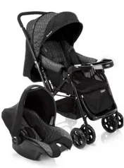 Carrinho Travel System Reverse, Cosco, Preto Rajado | R$620