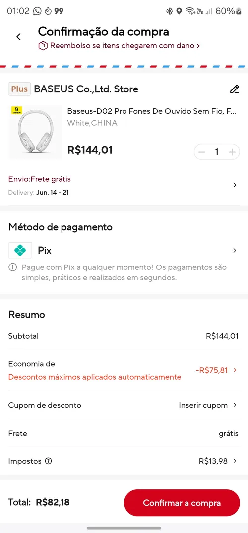 Imagen na descrição da promoção