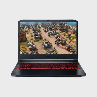 Notebook Gamer Acer Nitro 5 AN517-54-55T5 Intel Core i5 Windows 11 Home 8GB 512GB ssd gtx 1650 17.3'