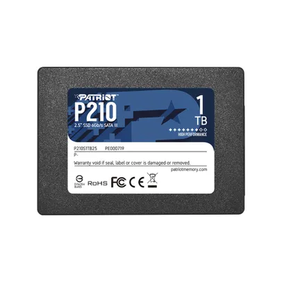 [APP] SSD Patriot 1TB P210 2.5 pol P210S1TB2 SATA III, Leitura 520 MB/s