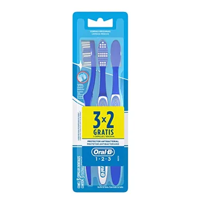 (Prime) Escova Dental Oral-B 123 Leve 3 Pague 2