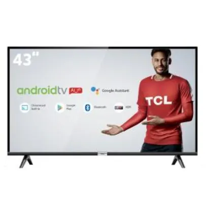 Smart TV LED 43" AndroidTV TCl 43s6500 Full HD | R$1.139