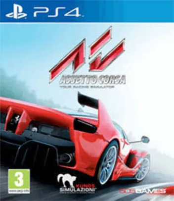 (1° Compra) Game Assetto Corsa - PS4