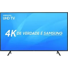 Smart TV LED 40" Samsung Ultra HD 4k 40NU7100 com Conversor Digital 3 HDMI 2 USB Wi-Fi HDR Premium Smart Tizen | R$1.575