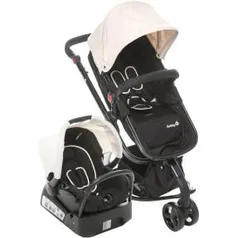 Carrinho de Bebê Safety-st Travel System Mobi - Bege Light - R$1498