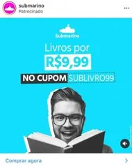 Livros a R$9,99 no Submarino