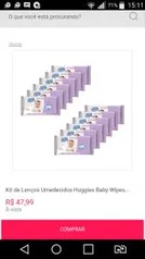 Kit de Lenços Umedecidos Huggies Baby Wipes Lavanda - 576 Unidades - R$35